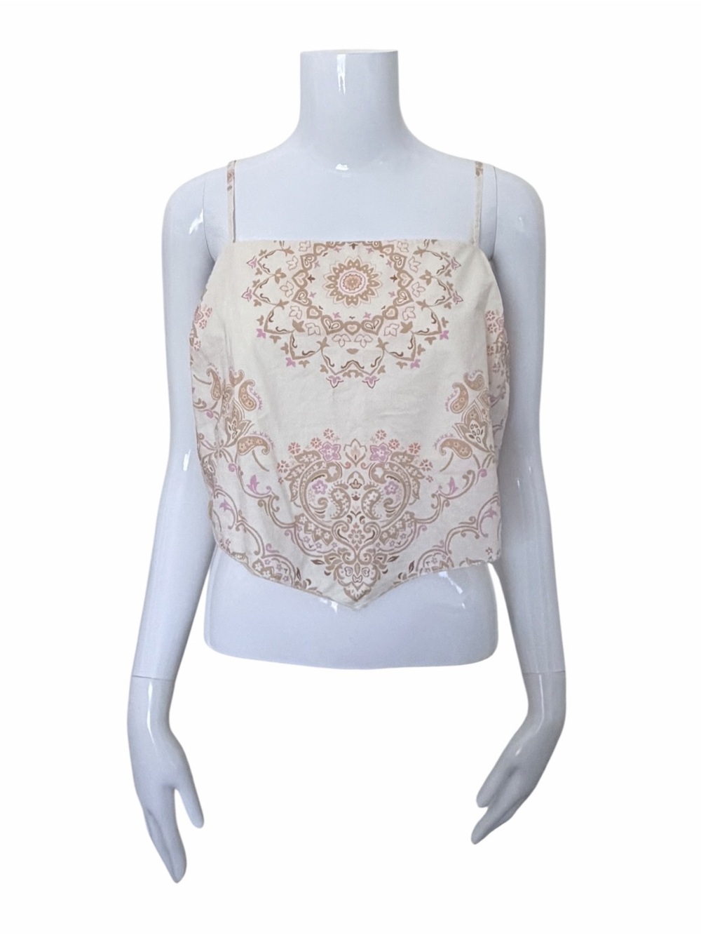 NEW American Eagle Outfitters Bandana Cami Size Medium 100 Cotton - Picture 3 of 9